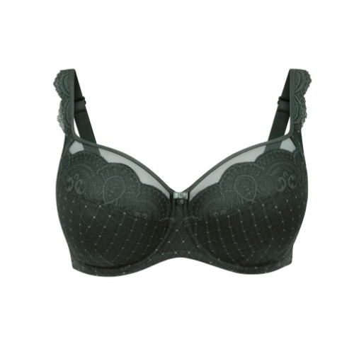 Rosa Faia Selma green non-padded bra