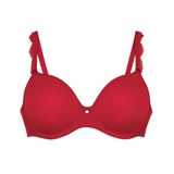Rosa Faia Selma red non-padded bra