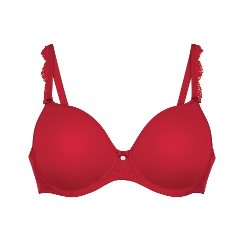 Rosa Faia Selma red non-padded bra