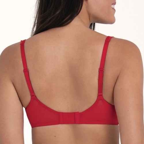 Rosa Faia Selma red non-padded bra