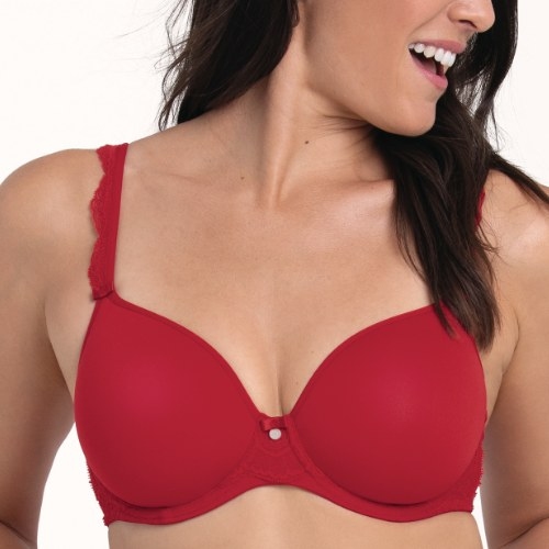 Rosa Faia Selma red non-padded bra