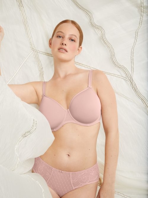 Rosa Faia Selma rosewood padded bra