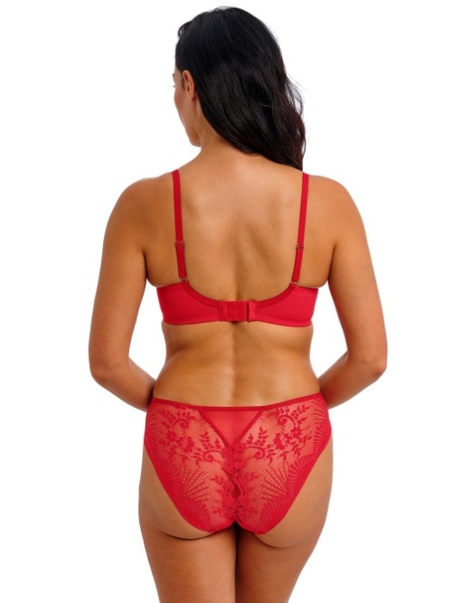 Wacoal Lingerie Sensu Lace red non-padded bra
