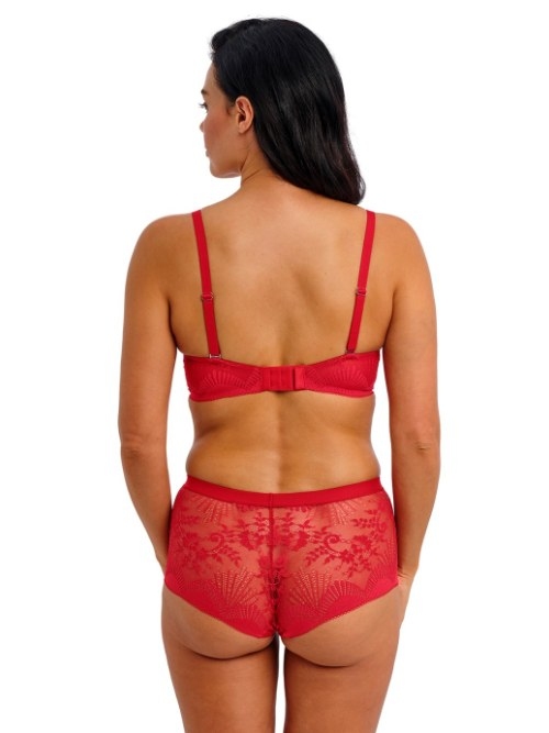 Wacoal Lingerie Sensu Lace red non-padded bra