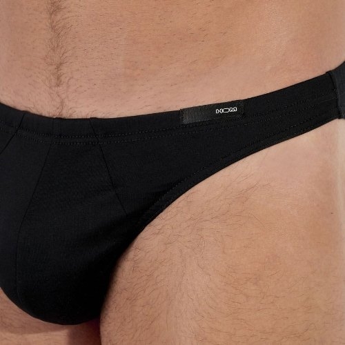 HOM Premium Cotton black men brief