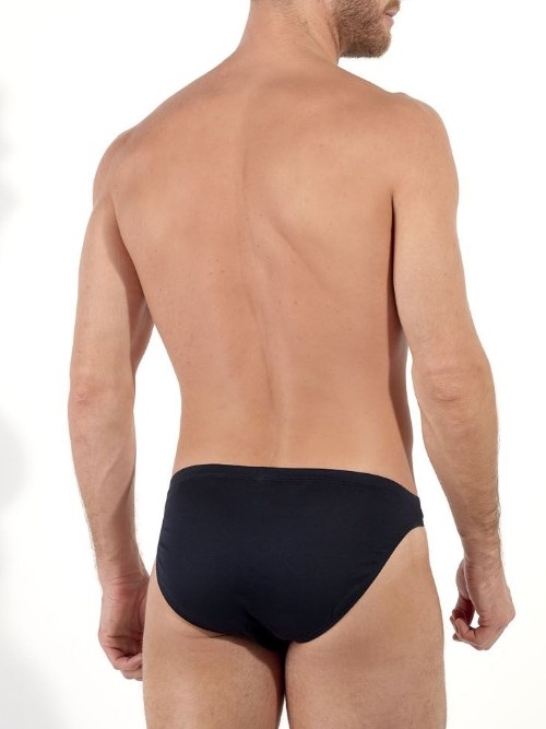 HOM Premium Cotton navy blue men brief
