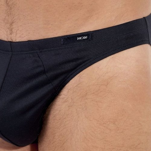 HOM Premium Cotton navy blue men brief