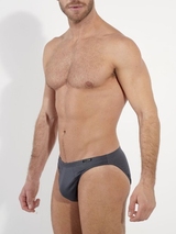 HOM Premium Cotton grey men brief