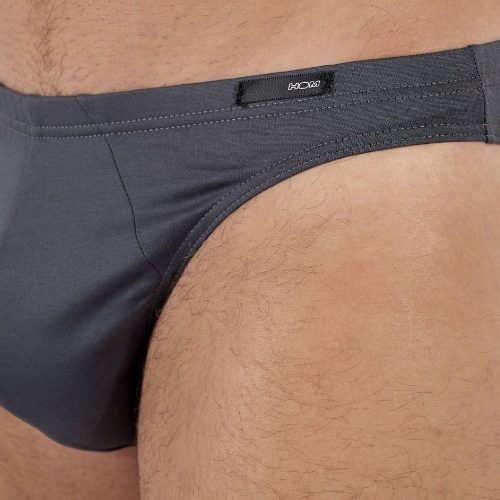 HOM Premium Cotton grey men brief