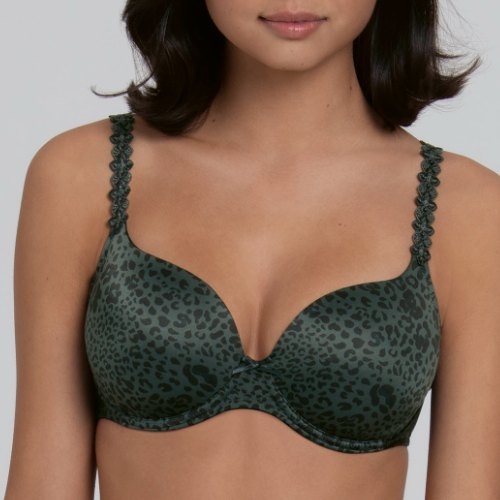 Rosa Faia Joy green/print padded bra