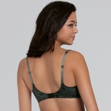 Rosa Faia Joy green/print non-padded bra