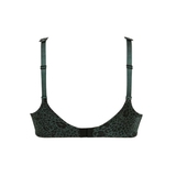 Rosa Faia Joy green/print non-padded bra