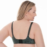 Rosa Faia Joy green/print non-padded bra