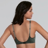 Rosa Faia Joy green/print wireless bra