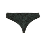 Rosa Faia Joy green/print thong