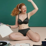 Rosa Faia Joy green/print brief
