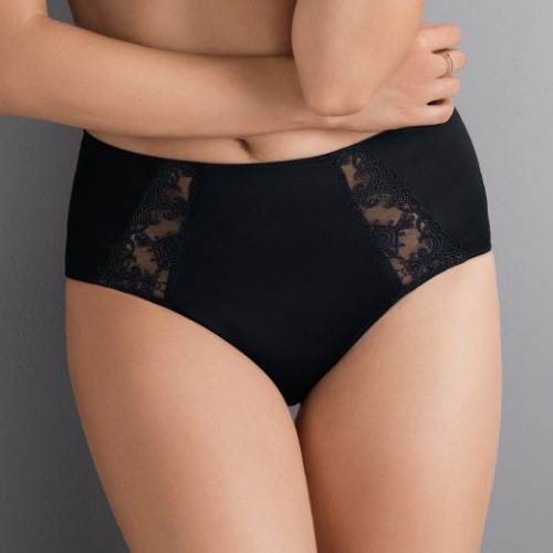 Rosa Faia Grazia black high waist brief
