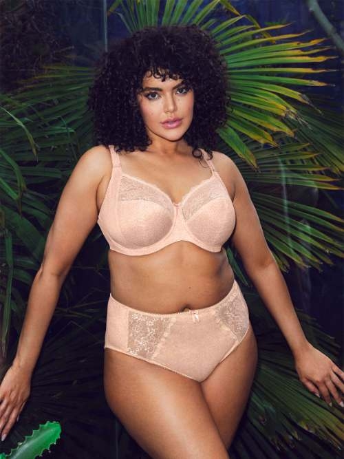 Elomi Morgan pink/print high waist brief