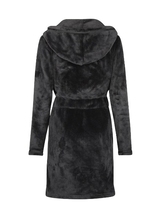 Charlie Choe Goes Retro black bathrobe