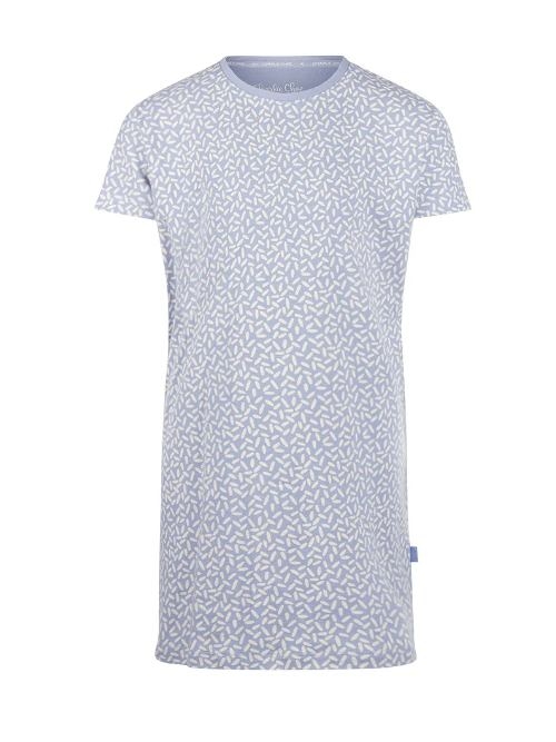 Charlie Choe Fresh Summer Nights blue/white nightdress