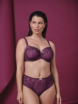 Rosa Faia Rosemary purple high waist brief