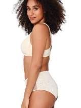LingaDore Daily Basic ivory high waist brief