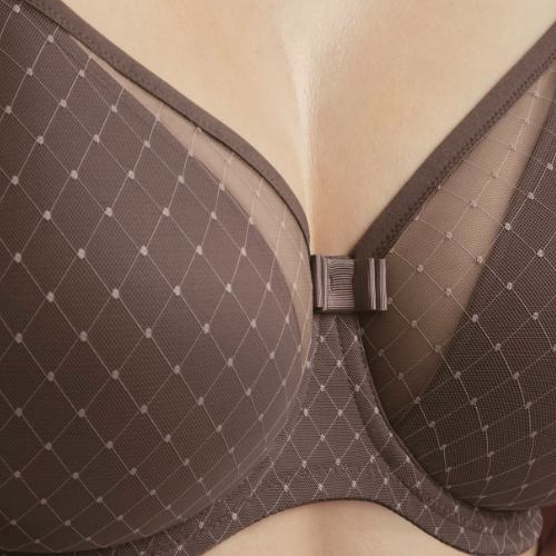 Rosa Faia Eve brown padded bra
