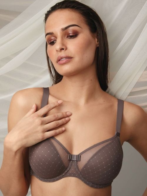 Rosa Faia Eve brown padded bra