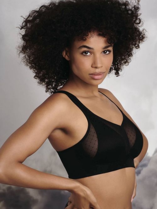Rosa Faia Eve black wireless bra