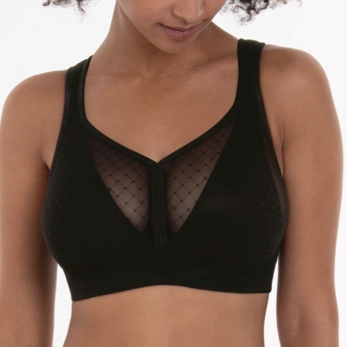 Rosa Faia Eve black wireless bra
