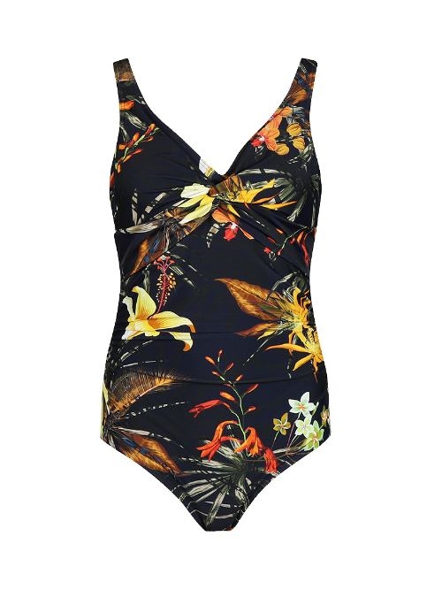 Mila  navy/print bathingsuit