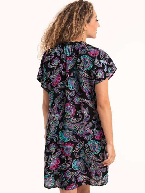 Rosa Faia Swimwear  black beach dress