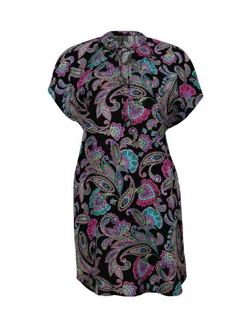 Rosa Faia Swimwear  black beach dress