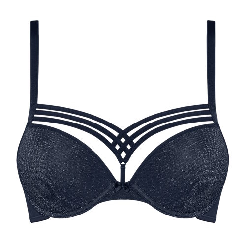 Marlies Dekkers sample Dame de Paris navy blue push up bra