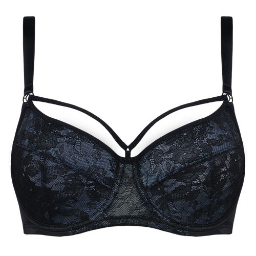 Marlies Dekkers sample Space Odyssey blue/black non-padded bra