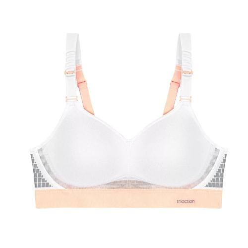 Triumph Triaction Hybrid Lite white sport bra
