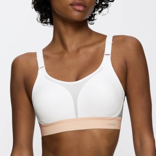 Triumph Triaction Extreme Lite white sport bra