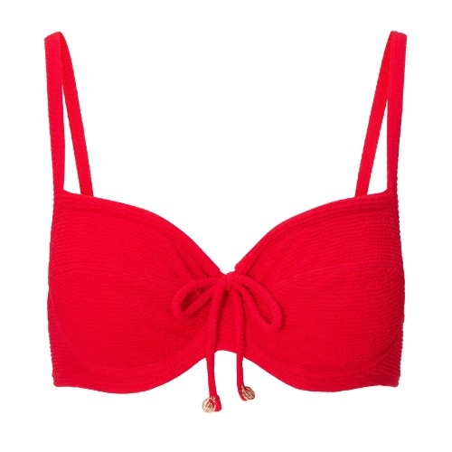 LingaDore Beach Stand Out red soft-cup bikini bra