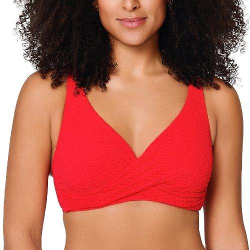LingaDore Beach Stand Out red soft-cup bikini bra