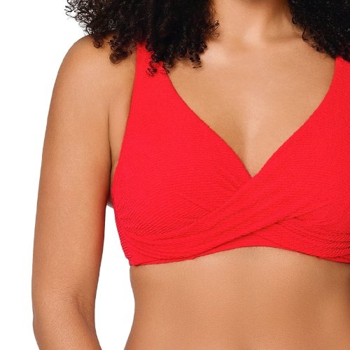 LingaDore Beach Stand Out red soft-cup bikini bra