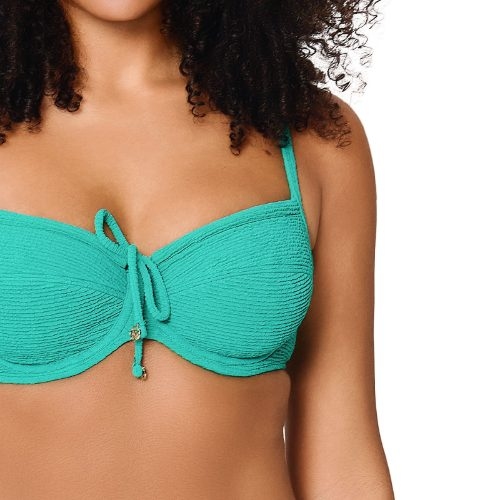 LingaDore Beach Stand Out green soft-cup bikini bra