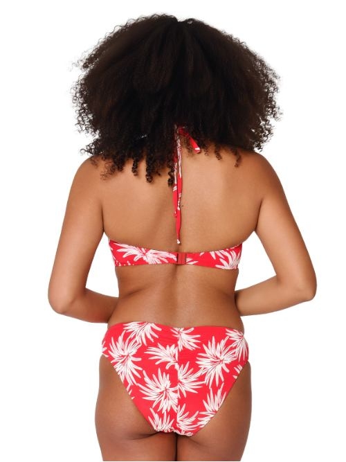 LingaDore Beach Fresh Flowers red bikini brief