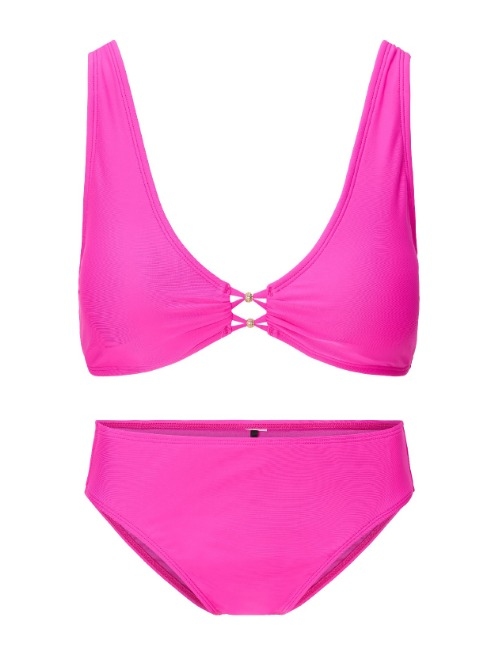 LingaDore Beach Summerproof hot pink set