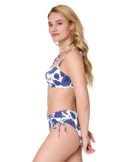 LingaDore Beach Under The Greek Sun blue/white padded bikini bra