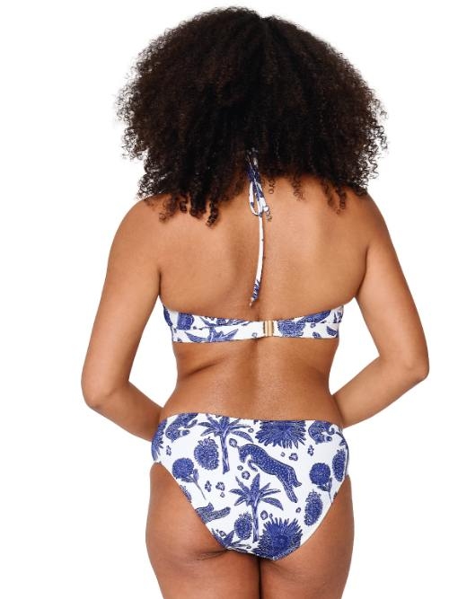 LingaDore Beach Under The Greek Sun blue/white padded bikini bra