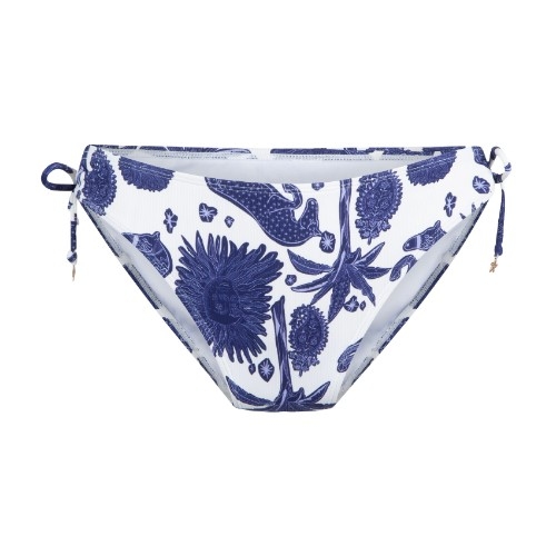 LingaDore Beach Under The Greek Sun blue/white bikini brief
