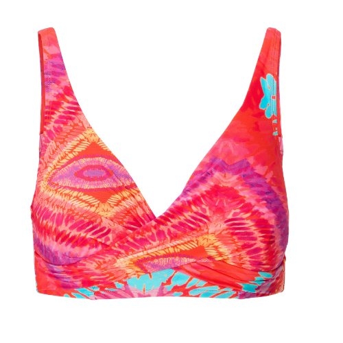 LingaDore Beach Beach Vibes Only coral padded bikini bra