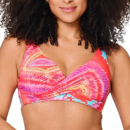 LingaDore Beach Beach Vibes Only coral padded bikini bra