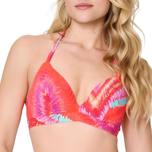 LingaDore Beach Beach Vibes Only coral padded bikini bra