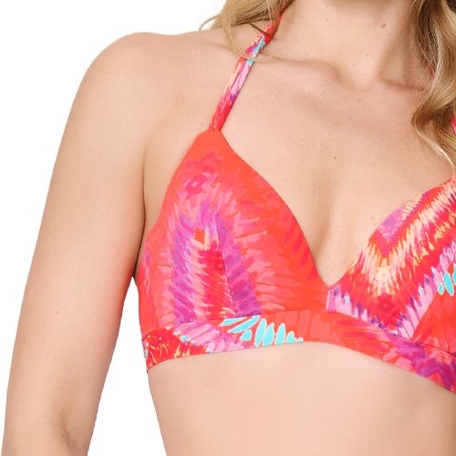 LingaDore Beach Beach Vibes Only coral padded bikini bra